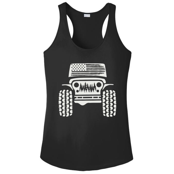 American Off Road 4x4 Ladies PosiCharge Competitor Racerback Tank