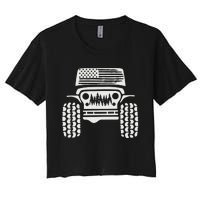 American Off Road 4x4 Women's Crop Top Tee