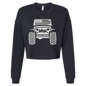 American Off Road 4x4 Cropped Pullover Crew