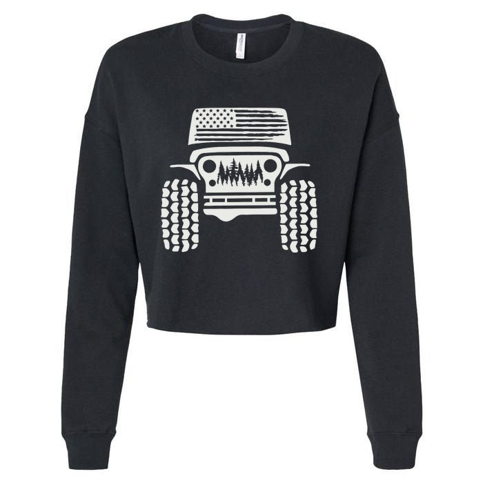 American Off Road 4x4 Cropped Pullover Crew