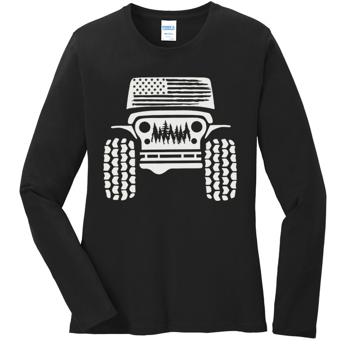 American Off Road 4x4 Ladies Long Sleeve Shirt