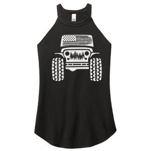 American Off Road 4x4 Women’s Perfect Tri Rocker Tank