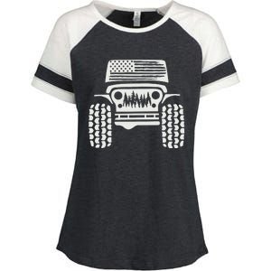 American Off Road 4x4 Enza Ladies Jersey Colorblock Tee