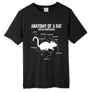 Anatomy Of Rat Rat Lovers And Pet Rat Owners Great Gift Tall Fusion ChromaSoft Performance T-Shirt