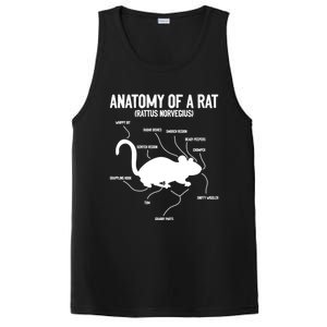 Anatomy Of Rat Rat Lovers And Pet Rat Owners Great Gift PosiCharge Competitor Tank