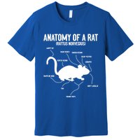 Anatomy Of Rat Rat Lovers And Pet Rat Owners Great Gift Premium T-Shirt