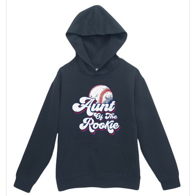 Aunt of Rookie 1st Birthday Baseball Theme Matching Party Urban Pullover Hoodie