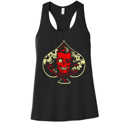 Ace Of Spades Zombie Women's Racerback Tank