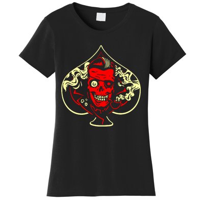 Ace Of Spades Zombie Women's T-Shirt