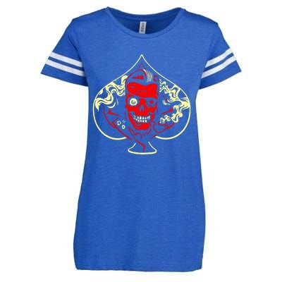 Ace Of Spades Zombie Enza Ladies Jersey Football T-Shirt