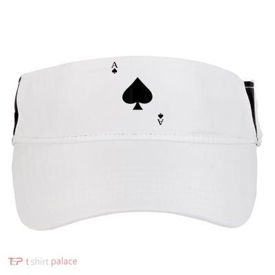 Ace Of Spades Deck Of Cards Halloween Costume Adult Drive Performance Visor