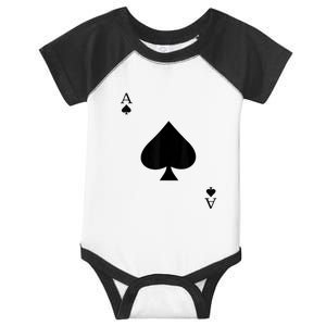 Ace Of Spades Deck Of Cards Halloween Costume Infant Baby Jersey Bodysuit