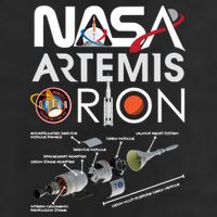 Artemis Orion Space Launch System SLS Schematics Cool Comfort Performance Bucket Hat