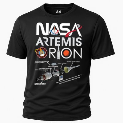 Artemis Orion Space Launch System SLS Schematics Performance Shirt