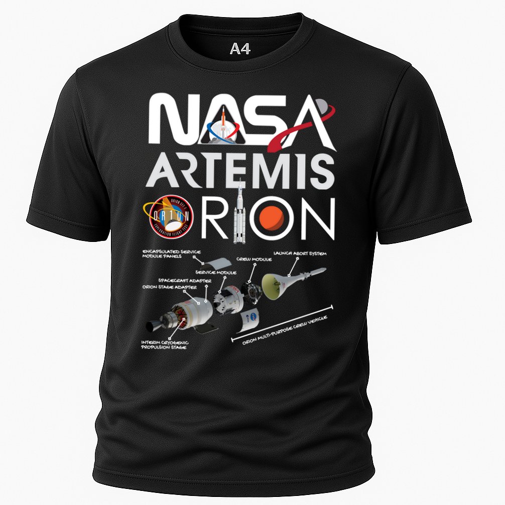 Artemis Orion Space Launch System SLS Schematics Performance Shirt