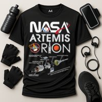 Artemis Orion Space Launch System SLS Schematics Performance Shirt