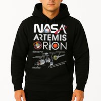 Artemis Orion Space Launch System SLS Schematics Hoodie