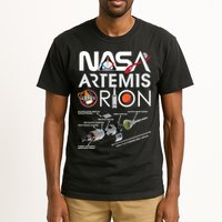 Artemis Orion Space Launch System SLS Schematics Tall T-Shirt