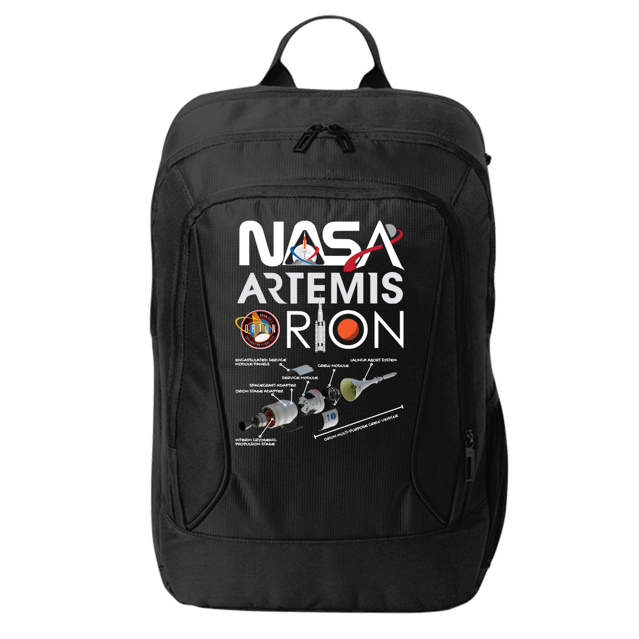 Artemis Orion Space Launch System SLS Schematics City Backpack