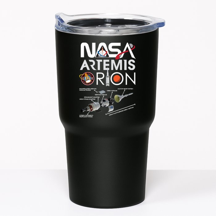 Artemis Orion Space Launch System SLS Schematics Tumbler