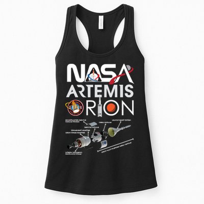 Artemis Orion Space Launch System SLS Schematics Womens Tank Top