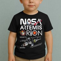 Artemis Orion Space Launch System SLS Schematics Toddler T-Shirt