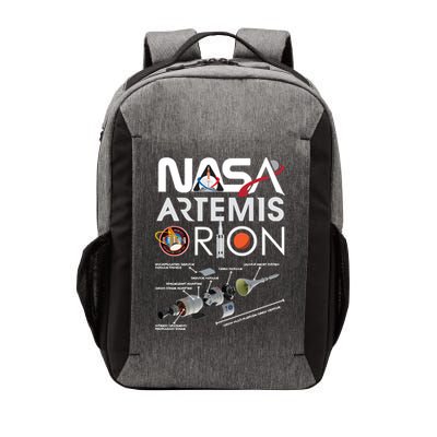 Artemis Orion Space Launch System SLS Schematics Vector Backpack