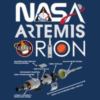 Artemis Orion Space Launch System SLS Schematics Infant Baby Jersey Bodysuit