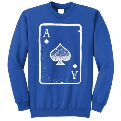 Ace Of Spades Poker Playing Card Halloween Costume Sweatshirt