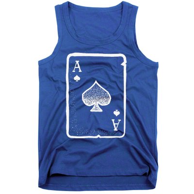 Ace Of Spades Poker Playing Card Halloween Costume Tank Top