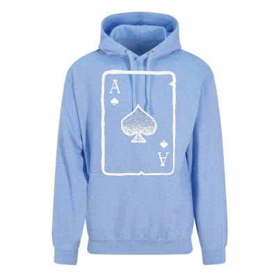 Ace Of Spades Poker Playing Card Halloween Costume Unisex Surf Hoodie