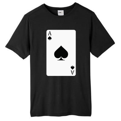 Ace Of Spades Playing Card Ace Card Tall Fusion ChromaSoft Performance T-Shirt