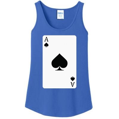 Ace Of Spades Playing Card Ace Card Ladies Essential Tank