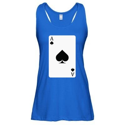 Ace Of Spades Playing Card Ace Card Ladies Essential Flowy Tank