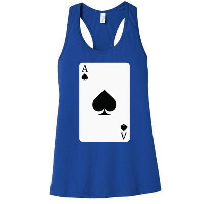 Ace Of Spades Playing Card Ace Card Women's Racerback Tank