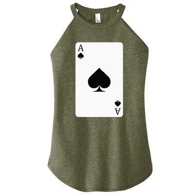 Ace Of Spades Playing Card Ace Card Women’s Perfect Tri Rocker Tank