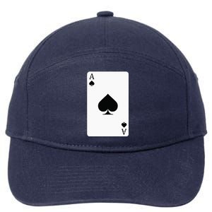 Ace Of Spades Playing Card Ace Card 7-Panel Snapback Hat