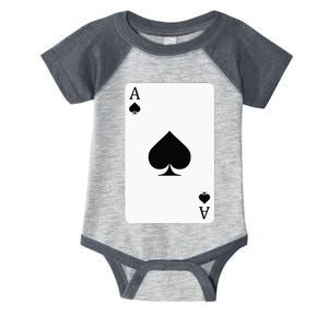 Ace Of Spades Playing Card Ace Card Infant Baby Jersey Bodysuit