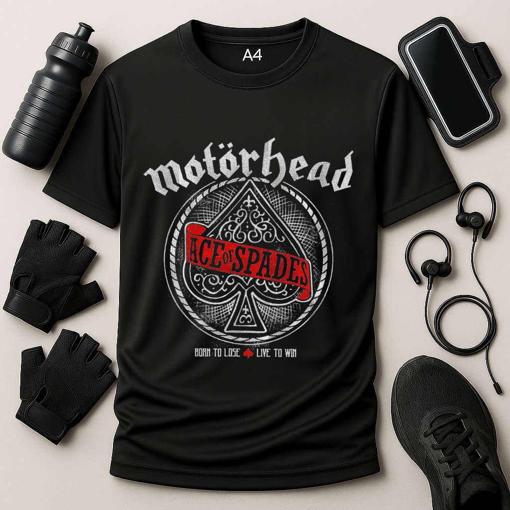 Ace Of Spades Red Sash Performance Shirt