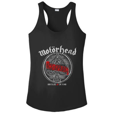 Ace Of Spades Red Sash Ladies PosiCharge Competitor Racerback Tank