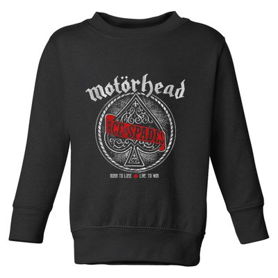 Ace Of Spades Red Sash Toddler Sweatshirt