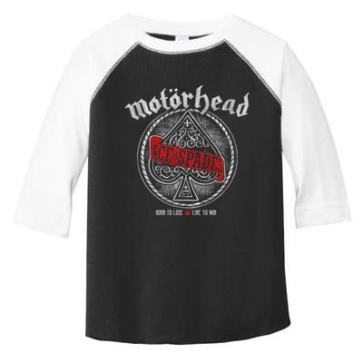 Ace Of Spades Red Sash Toddler Fine Jersey T-Shirt
