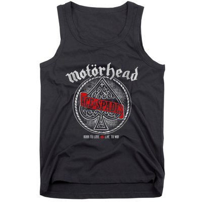 Ace Of Spades Red Sash Tank Top
