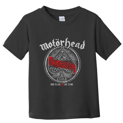 Ace Of Spades Red Sash Toddler T-Shirt