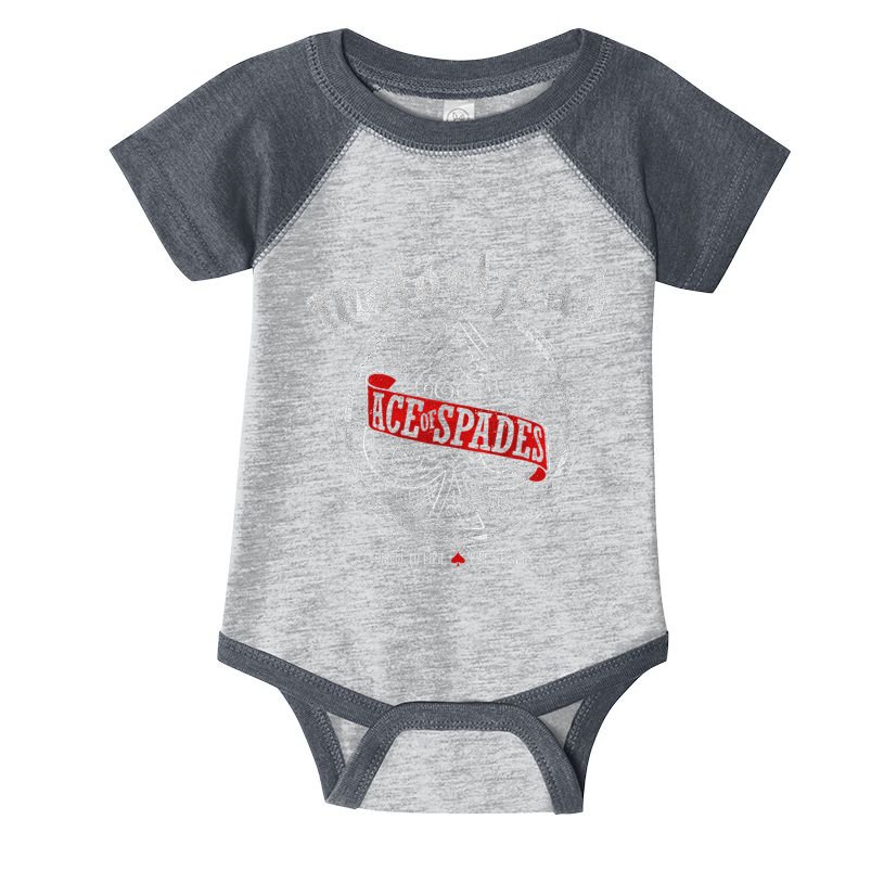 Ace Of Spades Red Sash Infant Baby Jersey Bodysuit