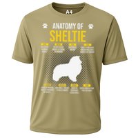 Anatomy Of Sheltie Dog Lover Cooling Performance Crew T-Shirt