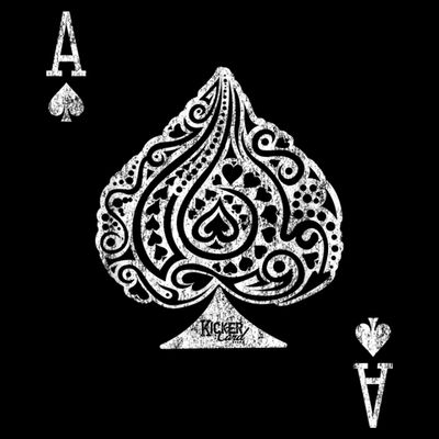 Ace Of Spades Texas Hold'em Poker Playing Card T-Shirt