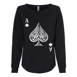 Ace Of Spades Great Gift Womens California Wash Sweatshirt