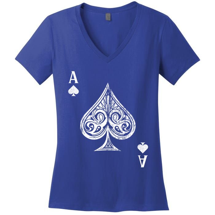 Ace Of Spades Great Gift Women's V-Neck T-Shirt