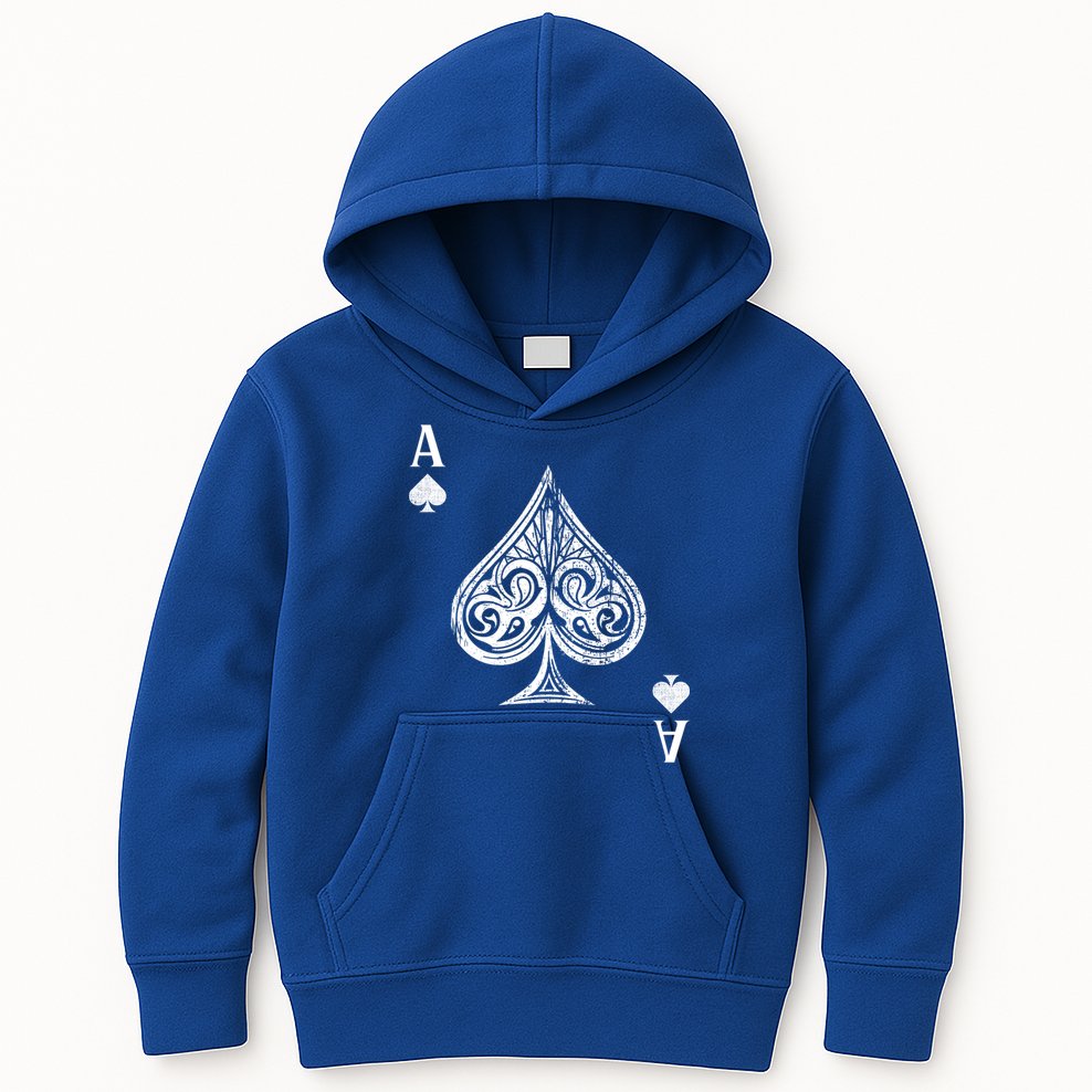 Ace Of Spades Great Gift Kids Hoodie